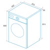Lavadoras - EDESA Lavadora EWF-6000 WH Carga Frontal 6 Kg Blanco