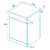 Lavavajillas - EDESA Lavavajillas EDW-6231 WH 60cm Blanco