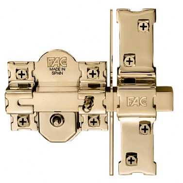 Cerrojo 946RP/80 UVE Llave/Botón B50 Anti-Bumping Dorado