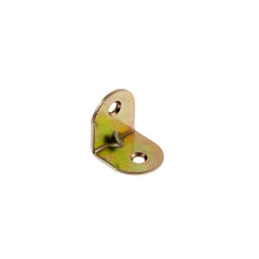 Herraje para mueble - Ángulo Nº3 20 mm Bicromatado