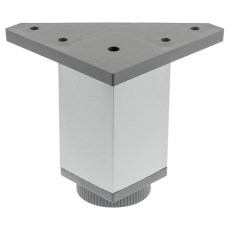 Pata Cocina Regulable 40x40 mm Base Triangular H80 mm