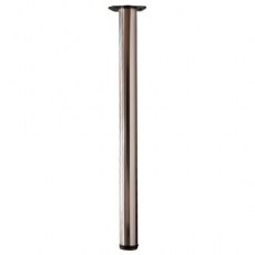 Pata Regulable 870 mm Ø60mm Níquel Satinado