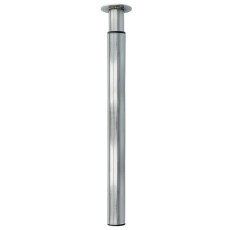 Patas y niveladores - Pata Redonda Extensible Ø60 de 71 a 110 cm Níquel