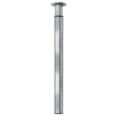Patas y niveladores - Pata Redonda Extensible Ø60 de 71 a 110 cm Níquel