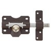 Cerrojo CAYS A2P Llave/Lave B50 Pintado Marrón