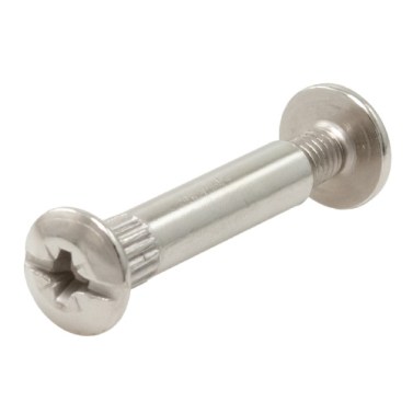 Tornillo Unión + Tubo M6 de 35 a 45,5 mm Níquel