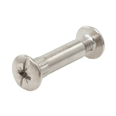 Tornillo Unión + Tubo M6 de 29 a 38,5 mm Níquel