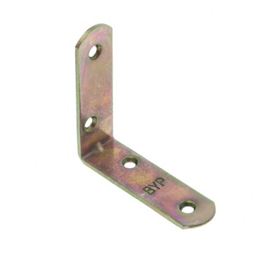 Herraje para mueble - Ángulo Nº3 80 mm Bicromatado