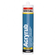 Sellador Acryrub Masilla Acrílica Marrón 300ml