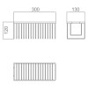 Accesorios y ayudas baño - IMEX Jabonera de Rejilla Rectangular ADF002 Cromo