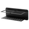 IMEX Jabonera Frontal IMAN Negro Mate