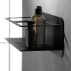 IMEX Jabonera Frontal IMAN Negro Mate