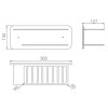 IMEX Jabonera Frontal BETHARI Cromo Brillo