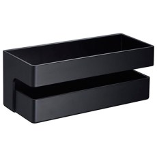 IMEX Jabonera Frontal PVC Negro Mate ANG005