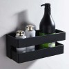 IMEX Jabonera Frontal PVC Negro Mate ANG005