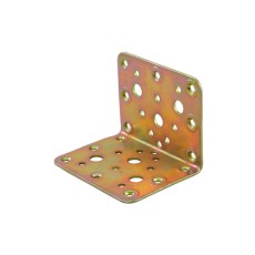 Herraje para mueble - Ángulo de Refuerzo para Vigas y Pérgolas Bicromatado