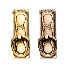 Asas y anillas mueble - Anilla Tirador con Placa M1162000 96x35mm