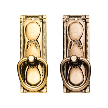 Asas y anillas mueble - Anilla Tirador con Placa M1162000 96x35mm