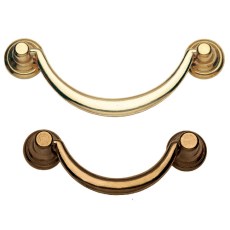 Asas y anillas mueble - Asa Curva Lisa M1174