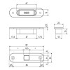 Kit Retenedor Easy-Touch Fijo para Madera Gris