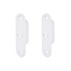 Kit Retenedor Easy-Touch Fijo para Madera Blanco