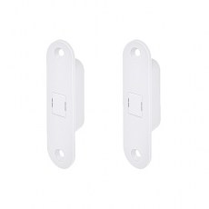 Kit Retenedor Easy-Touch Fijo para Madera Blanco