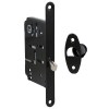 Cerradura AGB Scivola T Condena E50 mm Negro Mate