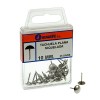 Tachuela Plana 10 mm Níquel Blíster 25uds