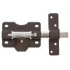 Cerrojo CAYS B2P Llave/Botón B90 Pintado Marrón