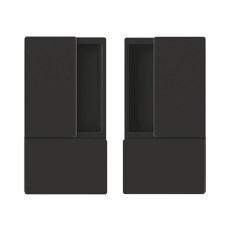 Juego Manivelas Batiente Paso WAVE Negro Mate