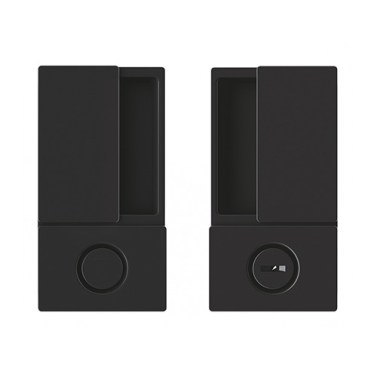 Juego Manillas Batiente Condena WAVE Negro Mate