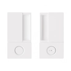 Juego Manillas Batiente Condena WAVE Blanco Mate