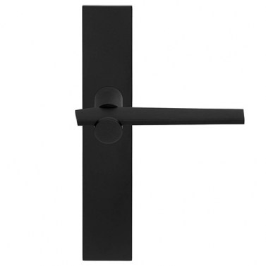 Juego Manivelas con Placa Tense BB100P236SFC Negro Mate
