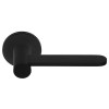 Juego Manivelas con Roseta Tense BB102-G Negro Mate