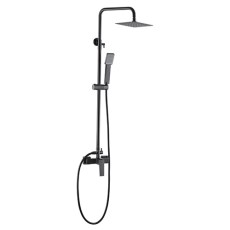 Accesorios y ayudas baño - IMEX Conjunto Ducha Monomando ART Black Gun Metal