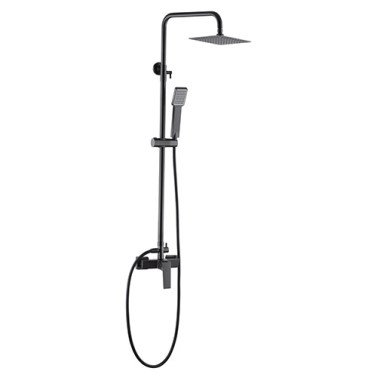 Accesorios y ayudas baño - IMEX Conjunto Ducha Monomando ART Black Gun Metal