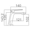 Accesorios y ayudas baño - IMEX Grifo Monomando Lavabo FIYI Cromo