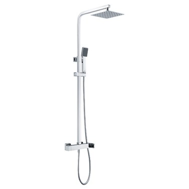Accesorios y ayudas baño - IMEX Conjunto Ducha Monomando FIYI Cromo