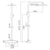 Accesorios y ayudas baño - IMEX Conjunto Ducha Monomando FIYI Cromo