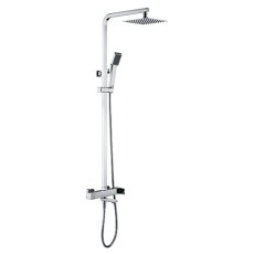 Accesorios y ayudas baño - IMEX Conjunto Ducha Monomando FIYI Cromo