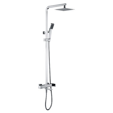 Accesorios y ayudas baño - IMEX Conjunto Ducha Monomando FIYI Cromo
