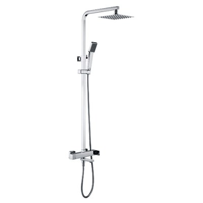 Accesorios y ayudas baño - IMEX Conjunto Ducha Monomando FIYI Cromo