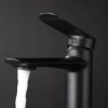 Accesorios y ayudas baño - IMEX Grifo Monomando Lavabo URAL Negro Mate