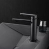 Accesorios y ayudas baño - IMEX Grifo Monomando Lavabo URAL Negro Mate