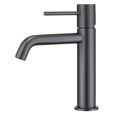 IMEX Grifo Monomando Lavabo MONZA Black Gun Metal