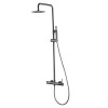 Accesorios y ayudas baño - IMEX Conjunto Ducha Monomando Monza Black Gun Metal