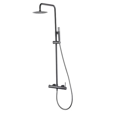 Accesorios y ayudas baño - IMEX Conjunto Ducha Monomando Monza Black Gun Metal