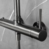 Accesorios y ayudas baño - IMEX Conjunto Ducha Monomando Monza Black Gun Metal