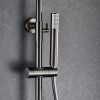 Accesorios y ayudas baño - IMEX Conjunto Ducha Monomando Monza Black Gun Metal