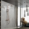 Accesorios y ayudas baño - IMEX Conjunto Ducha Monomando Monza Oro Rosa Cepillado